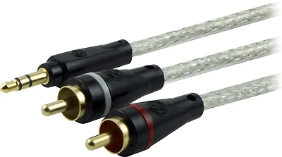 Câble adaptateur audio en Y de marque GE, quatre pieds, Pro Series, 35860 Câble adaptateur audio en Y