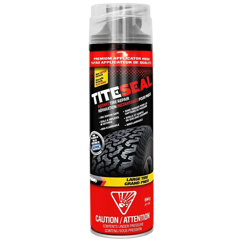 TiteSeal Jumbo Puncture Seal Emergency Tire Repair 24.5oz - 6 Pack