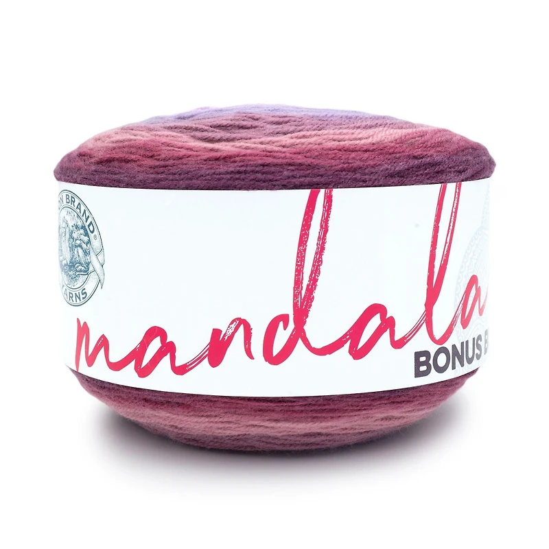 Fil Lion Brand Mandala® Bonus Bundle® Fil acrylique léger/DK n°3, 300g/ 1080m