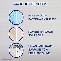 Lysol Bathroom Cleaning Foam, Summer Fresh, Destroys Soap Scum, 680g