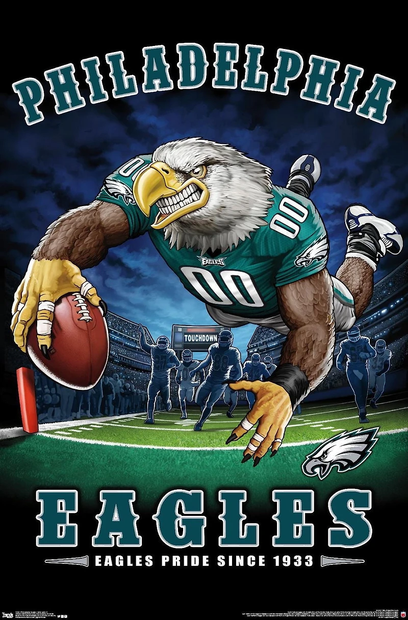 NFL Philadelphia Eagles - End Zone 17 Wall Poster