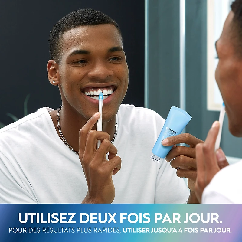 Sérum de blanchiment quotidien Crest 3DWhite à saveur de menthe fraîche, traitement blanchissant pour les dents sans rinçage 29ML