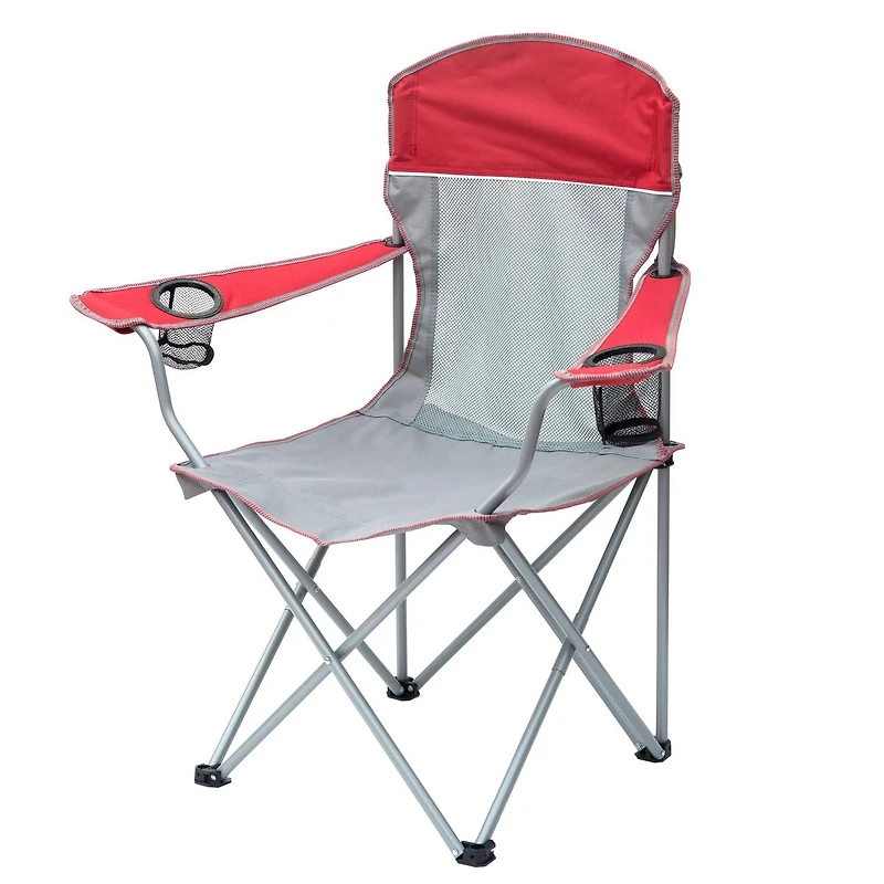 Chaise filet confort Ozark Trail, capacité maximale de 102 kg (225 lbs), Couleur Rough taille : 32,1 po de largeur x 20,5 po de profondeur x 38 po de hauteur