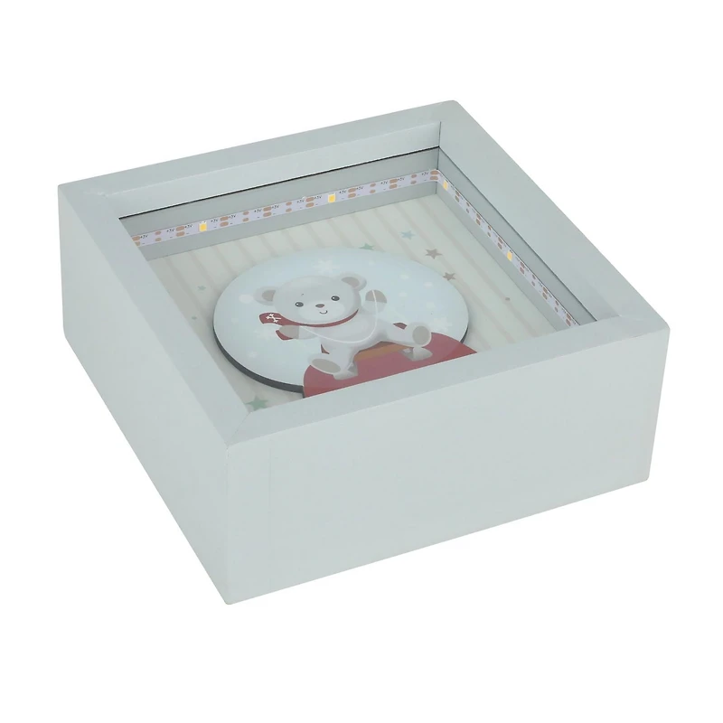 Holiday Time Baby Wood Light Up Decor, Bear