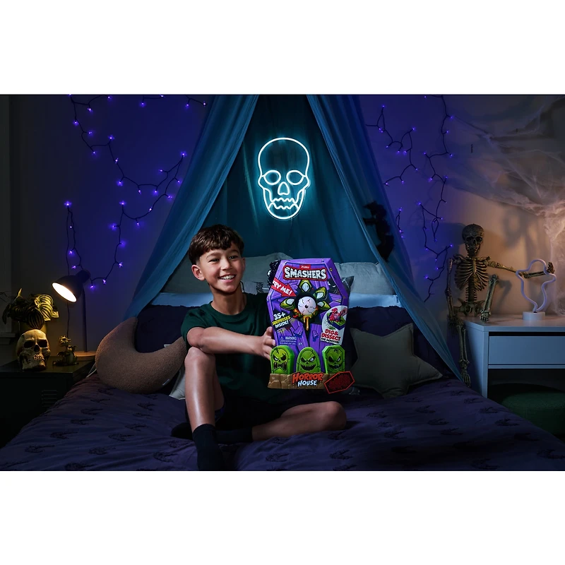Smashers Mega Horror House by ZURU, Interactive Toy, Collectable Toy for Kids and Teens