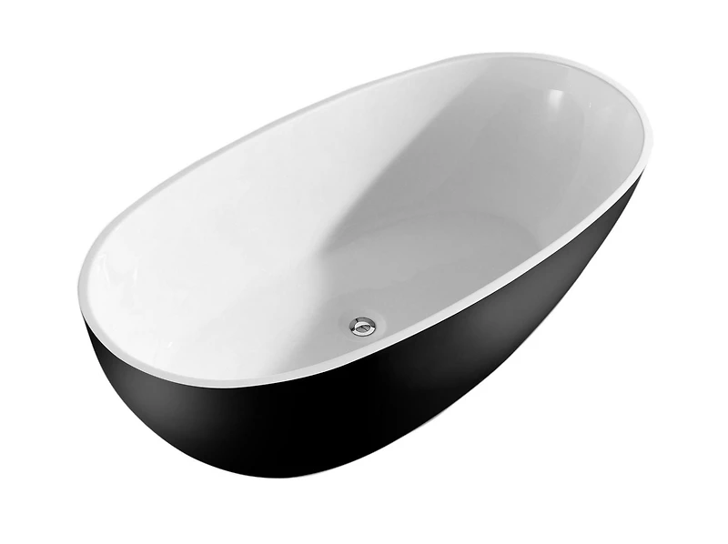 A&E Bath and Shower LAYLA BLACK-NF Bathtub