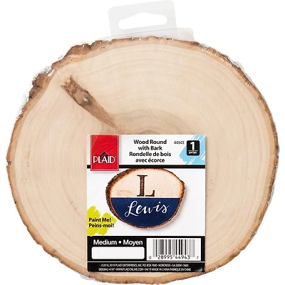 Surfaces en bois Plaid, Bois rond avec écorce Rond moyen en bois vierge