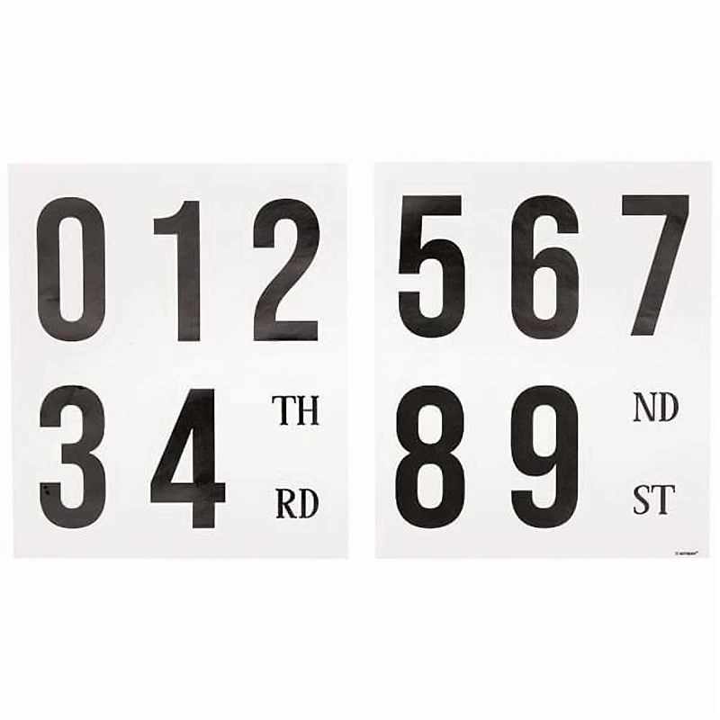 Happy Birthday Jumbo Jointed Banner with Number Stickers, Jointed banner measures 2.1m extended