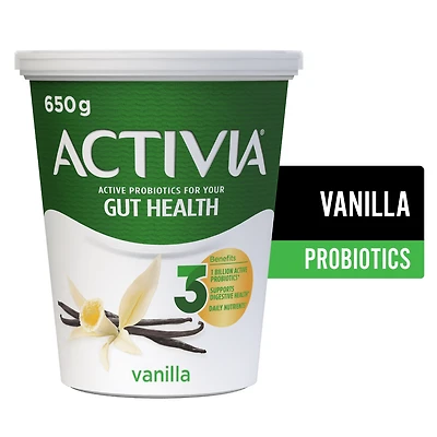 Activia Yogourt probiotique, saveur vanille 650 g