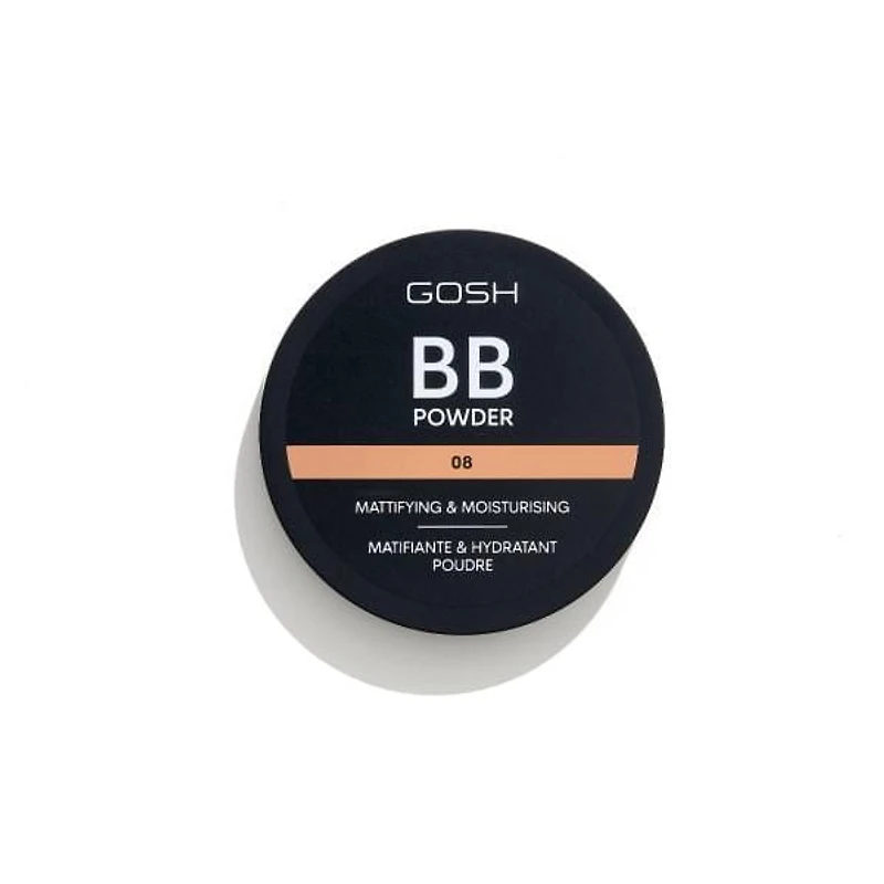GOSH - BB Powder - 08 Chestnut, PERFUME FREE / VEGAN