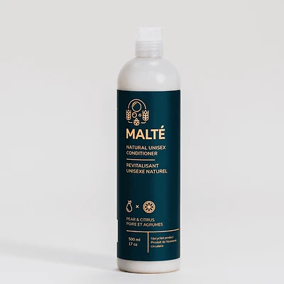 Malté Natural Unisex Conditioner – Hydrating & Detangling, Pear & Citrus, Squeeze Bottle, 500 ml
