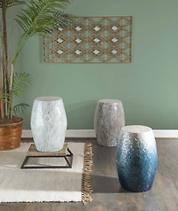 Table de Tambour Milana en Bleu Ombré