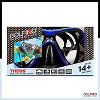 Masque de natation adulte Dolfino Pro Theos Bleu