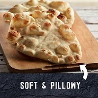 Naans nature format familial Stonefire Paquet de 6, 750 g
