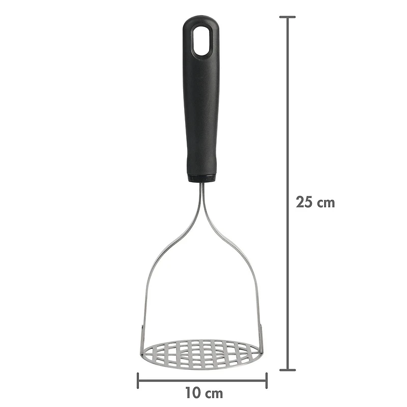 Mainstays Potato Masher, Black, Length - 25 cm x 10 cm
