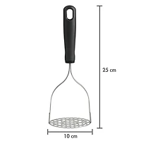 Mainstays Potato Masher, Black, Length - 25 cm x 10 cm