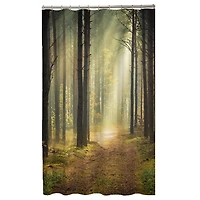 Rideau de douche en tissu décoratif Trailblazer de Hometrends 70 x 72 po (178 x 183 cm)