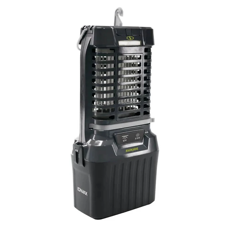 Sun Joe 24V-BZ100-LTE Zapper à Insectes Sans Fil IONMAX 24-Volt pour Intérieur/Extérieur | Couverture de 1 Acre | avec Batterie 2,0 Ah + Chargeur*