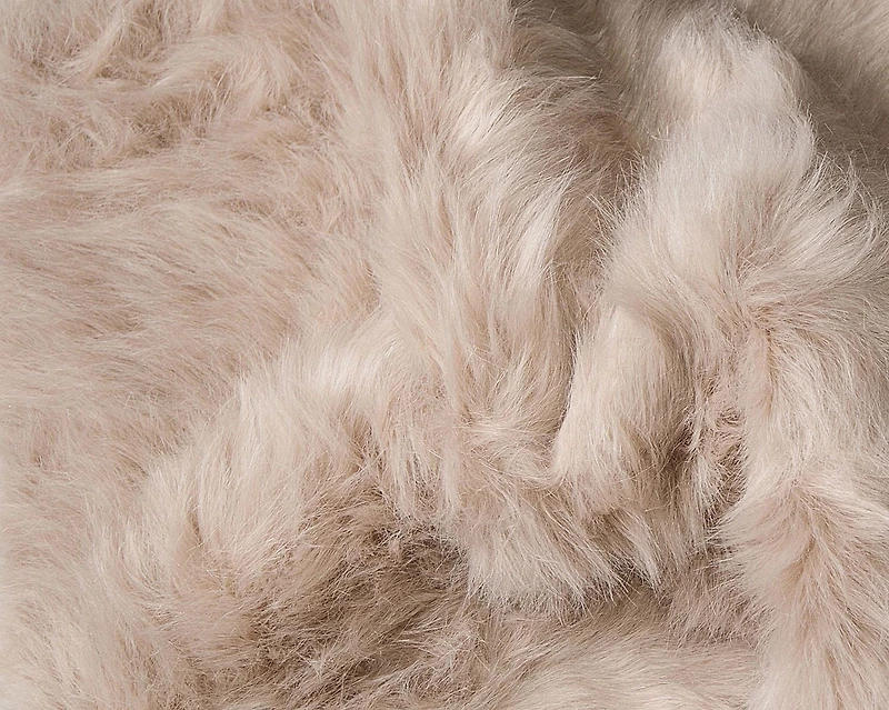 H-Luxe 2'X3' Gordon Faux Sheepskin Rug