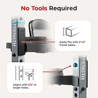 <br>Chaise de capitaine multifonction réglable Sunny Health & Fitness, station de dips, pompes, élévations de jambes et entraînement du core avec hauteur réglable - SF-XFA008