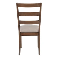 Monarch Specialties  Chaise, Lot De 2, Côté, Rembourré, Cuisine, Salle À Manger, En Tissu, Pattes En Bois, Brun, Beige, Transitionnel