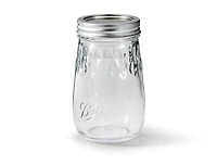 Ball Flute Mason Jars with Mason Jar Lids, 16 oz (473 mL), 4 pièces