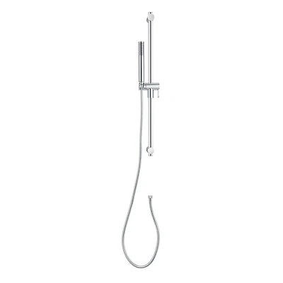 Douchette à 1 réglage d'akuaplus® avec barre de douche de 29 3/4 pouces (75.5 cm), fini chrome