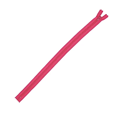 UNIQUE CREATIV All‑Purpose Closed‑End Zipper, 40 cm, American Beauty, ZIPPER - 40CM BEAUTY