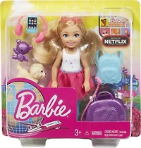 Poupée Chelsea Barbie et coffret de Voyage avec Chiot