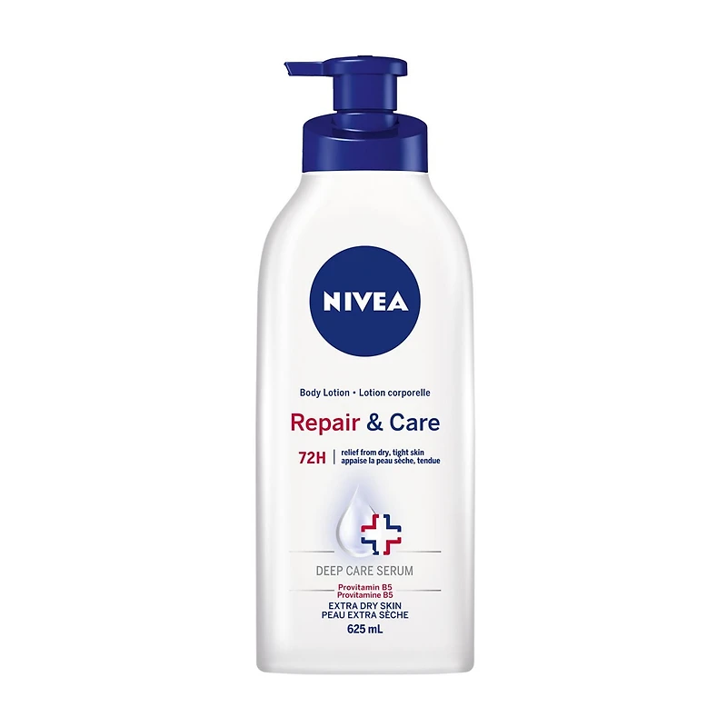 NIVEA Lotion corporelle 72H Repair & Care pour peau extra sèche