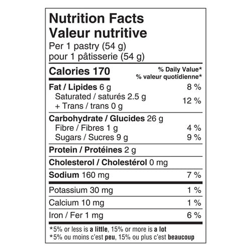 Pillsbury Toaster Strudel Wildberry Pastries, 6 Pastries, 326 g