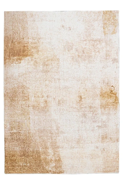 Tapis d'appoint Motif Faux Lapin Simone ivoire & beige de 3 pi x 5 pi