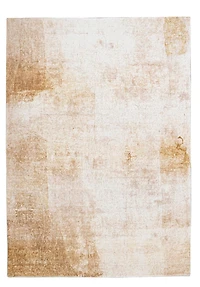 Tapis d'appoint Motif Faux Lapin Simone ivoire & beige de 3 pi x 5 pi