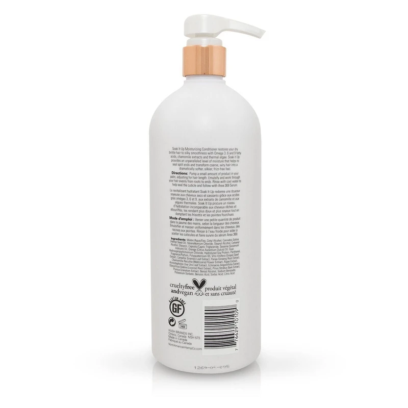 North American Hemp Co. All Natural Moisturizing 1L Hair Care 2pc Set