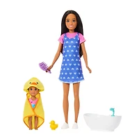 Barbie-Skipper-Babysitters-Inc.-Playset-with-Skipper-Doll,-Toddler-Doll,-Bathtub-&-6-Accessories