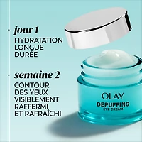 CRÈME POUR LES YEUX Olay HYALURONIQUE POUR LES YEUX BOUFFIS, sans parfum