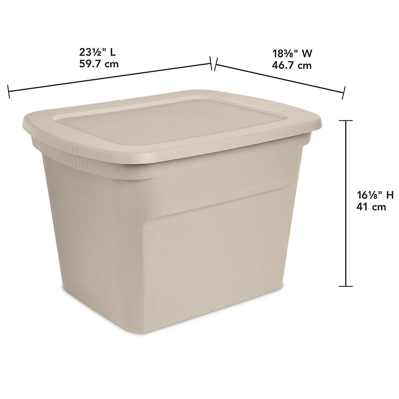 Sterilite Boîte 68L - Bronze
