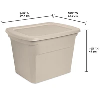 Sterilite Boîte 68L - Bronze