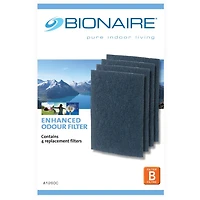 Filtre anti-odeur amélioré Bionaire, paquet de 4