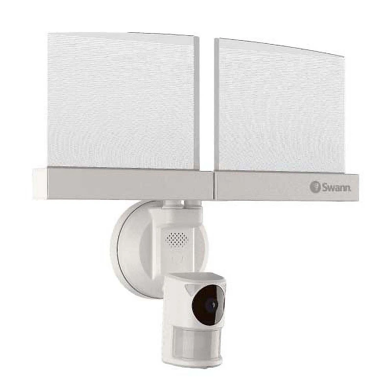 Swann 1080p Smart Wi-Fi Slimline Floodlight Security Camera with Amazon Alexa and Google Assistant Compatibility - White