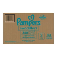 Pampers Diapers - Swaddlers 360° - Size 3, up to 100% Leakproof Comfy Dry Fit, EZ Off Tabs Designed for Easy Changes, Pull On Diaper