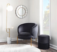 Fringe Ottoman from LumiSource