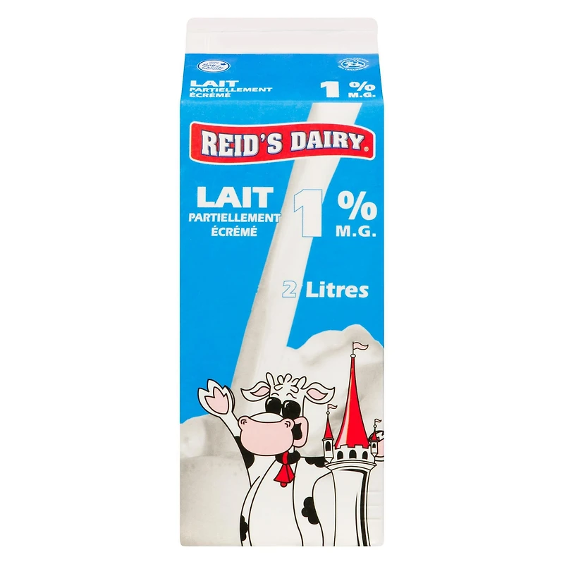 Reid's Dairy 1% M.F. Partly Skimmed Milk