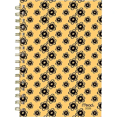 2026 Mead® Yellow Buttercup Small Weekly Clear Poly Cover Planner