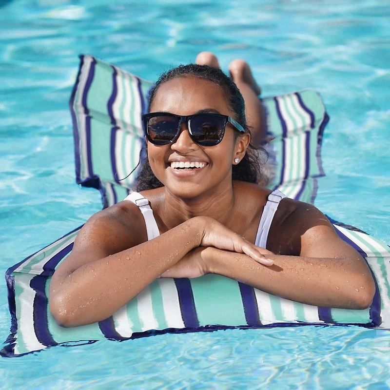 Aqua 3-In-1 Fold & Go Pool Float, Mat & Lounge, Fold & Go Mat