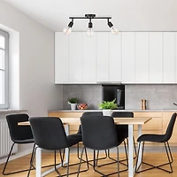 Pearson 3-Light Matte Black Track Lighting