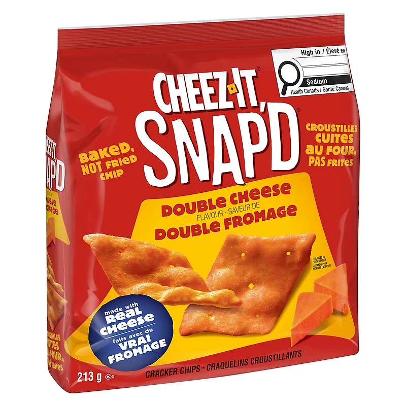 Cheez-It SNAP’d* Double Cheese Flavour Crackers 213 g