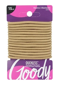 Goody Elastiques pour cheveux blonds, sans métal - 15Ct