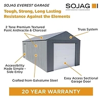 Sojag, garage Everest 12 pi x 20 pi