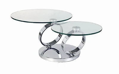 Canadian Ring Extendable Coffee Table Silver